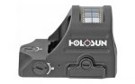 Holosun Technologies, 507C-X2, Red Dot, 32 MOA Ring &amp; 2 MOA Dot, Black Color, Side Battery, Solar Failsafe